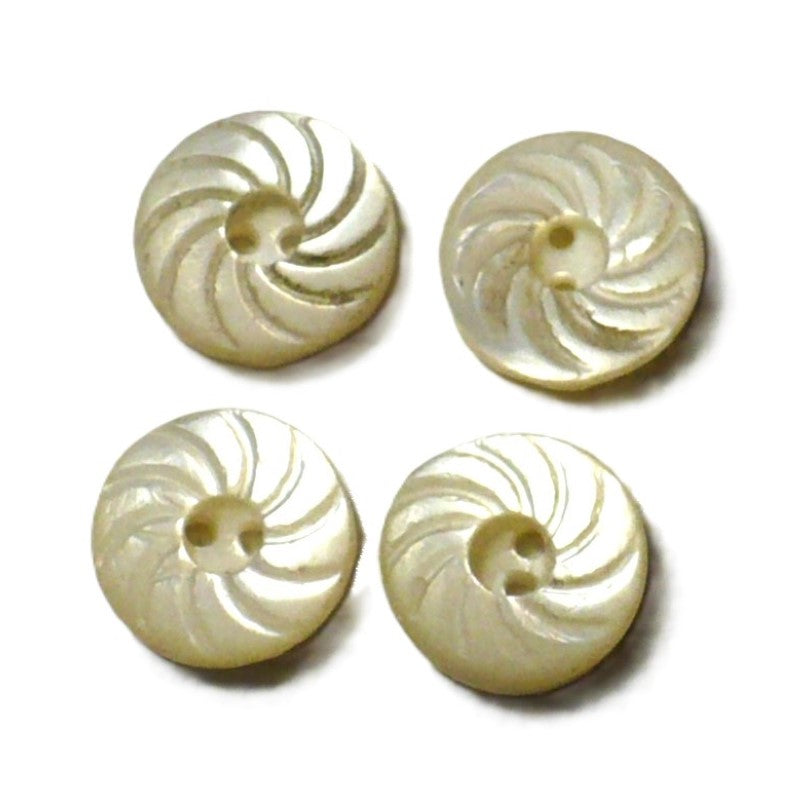 15L Fancy Pinwheel Pearl Shell Buttons