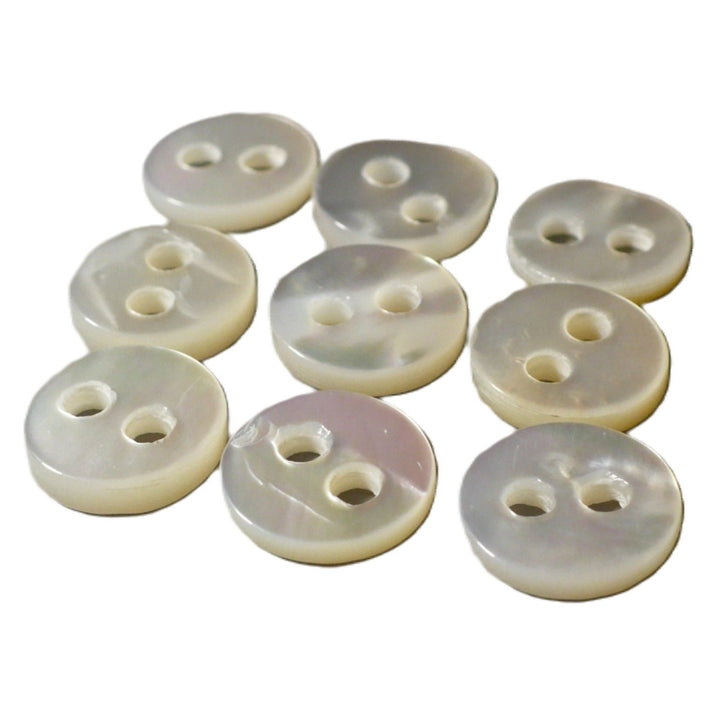 17L Two Hole MOP Pearl Shirt Buttons