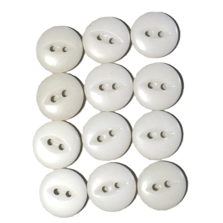 22L Plastic US Navy White Pants Buttons For Fly