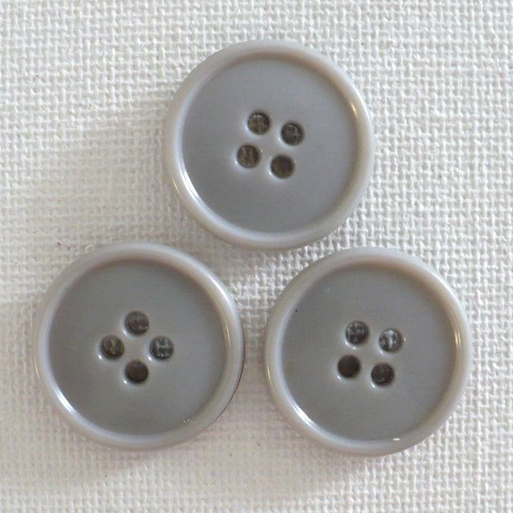 30L Grey Four Hole Plastic Buttons