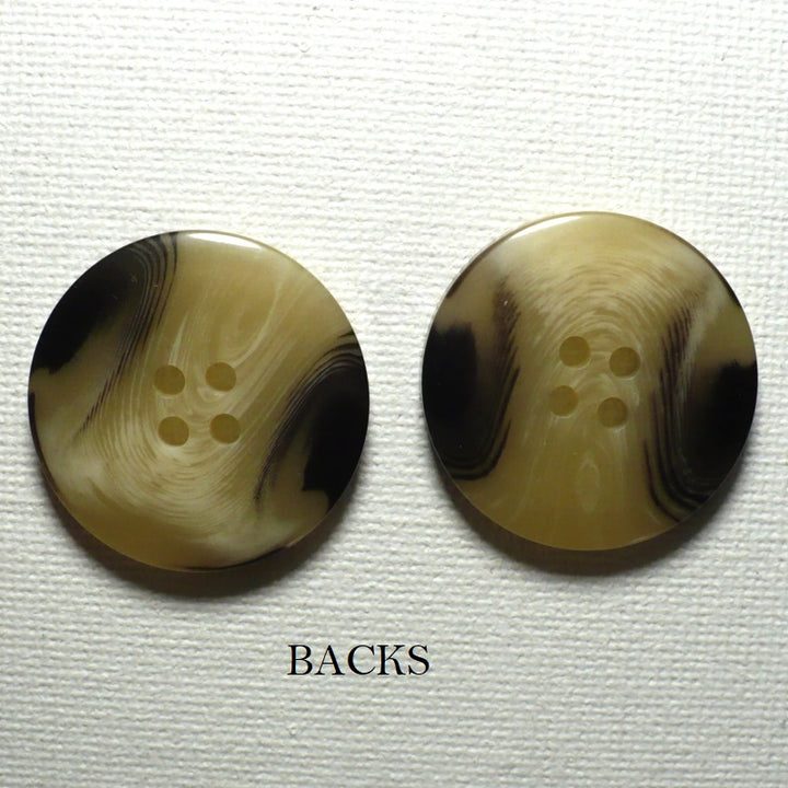 40L Faux Horn Four Hole Buttons