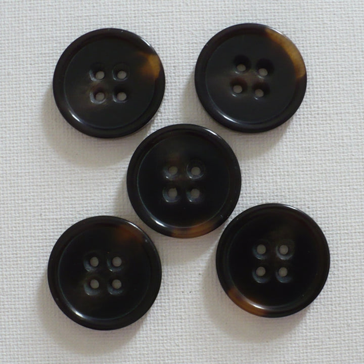 40L Faux Tortoise Shell Four Hole Buttons