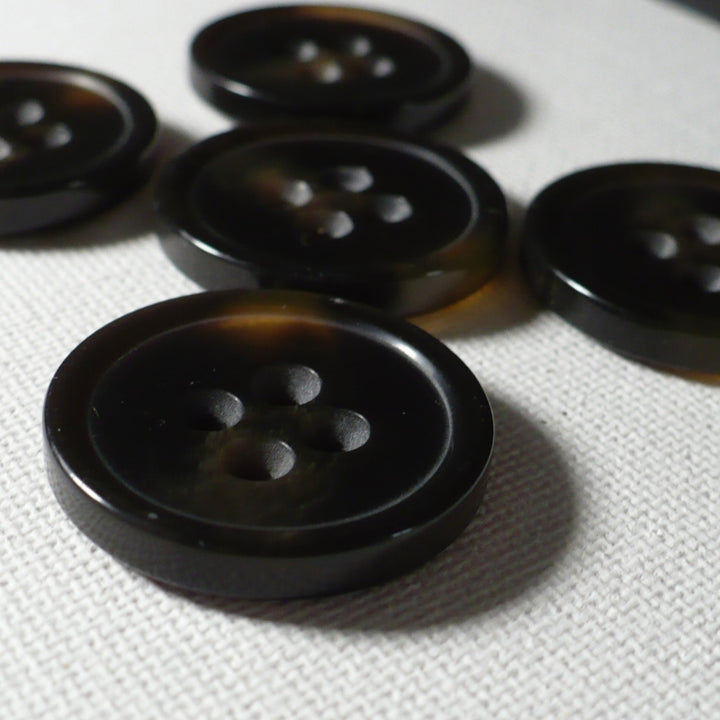 40L Faux Tortoise Shell Four Hole Buttons