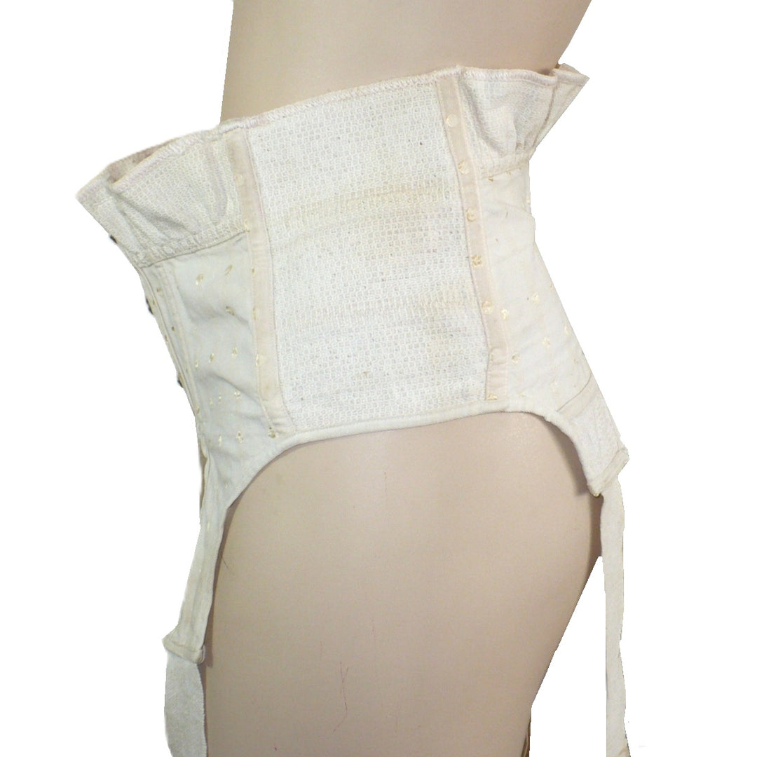 1920s Vintage Maternity Corset Garter Belt .