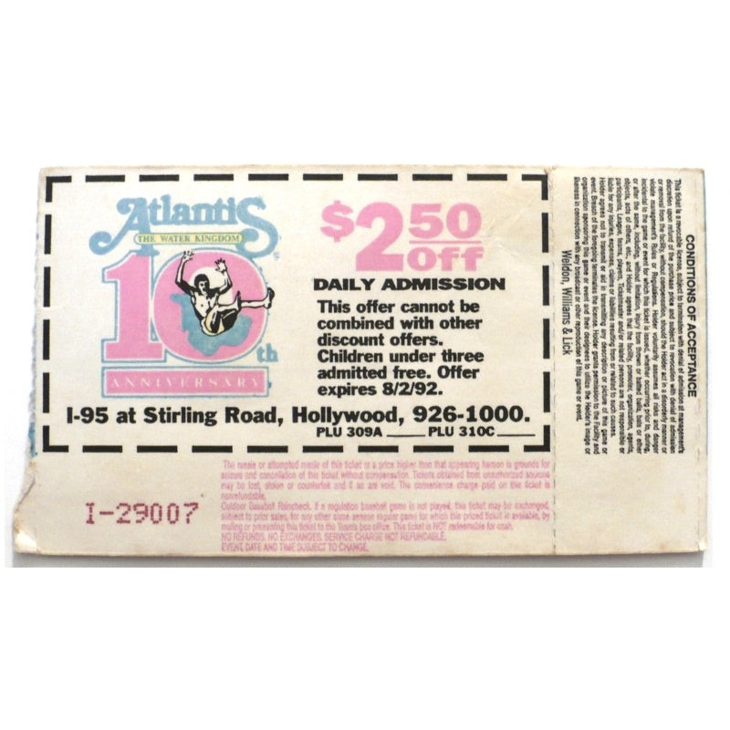 Cure Wish Tour Ticket 1992 Cranes