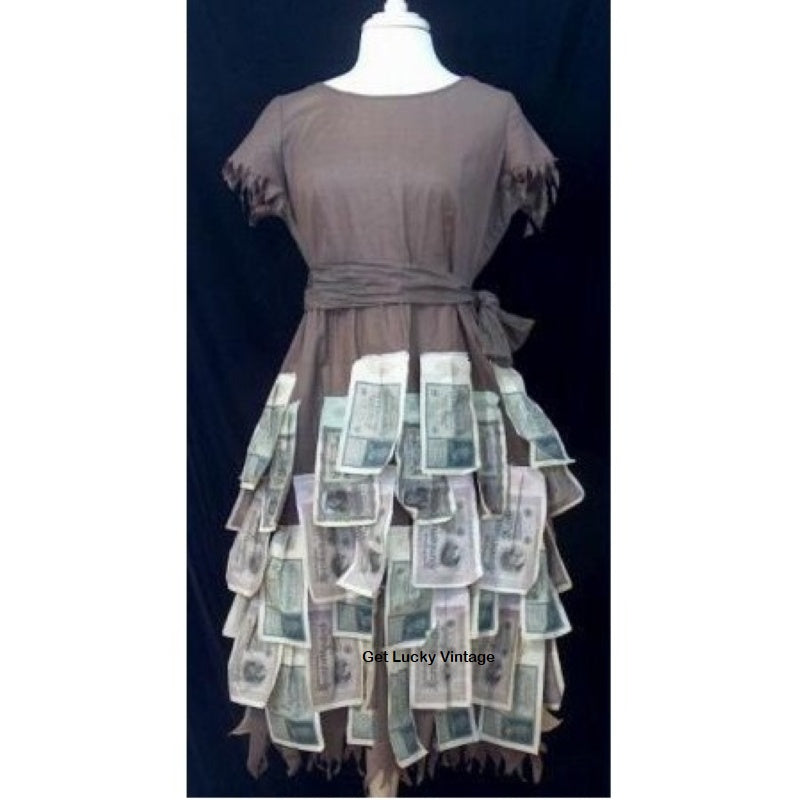 1920s Post WW1 Hyperinflation Victory Dress.