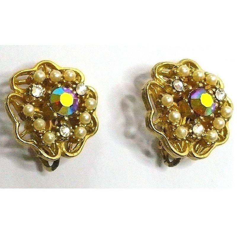 1950s Hollywood Regency Earrings