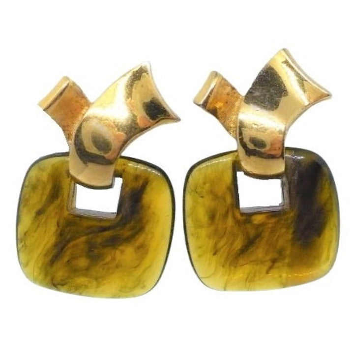 1978 Givenchy Door Knocker Earrings