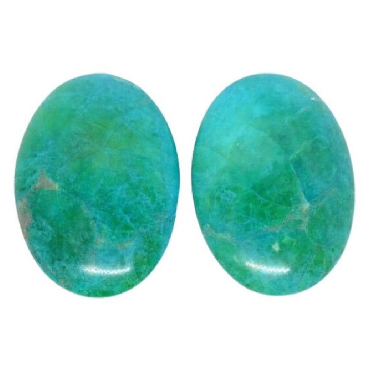 1980s Chrysocolla Earrings