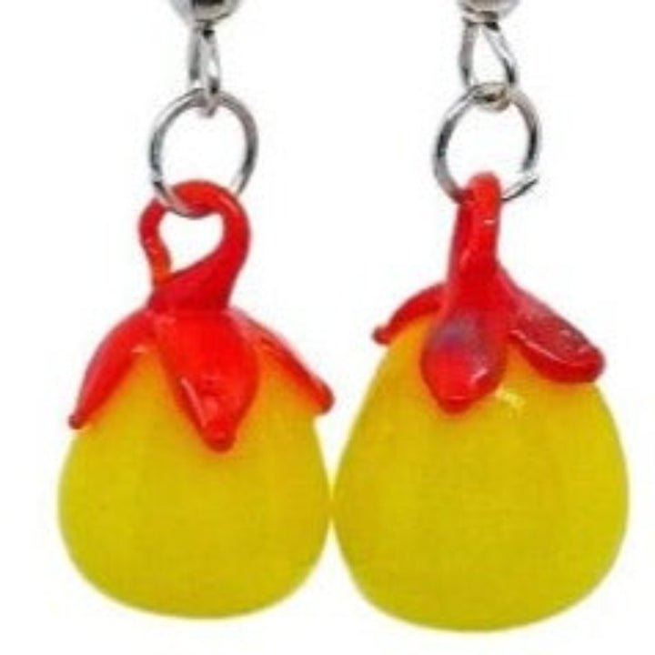 1970s Fun & Fruity Lampwork Earrings