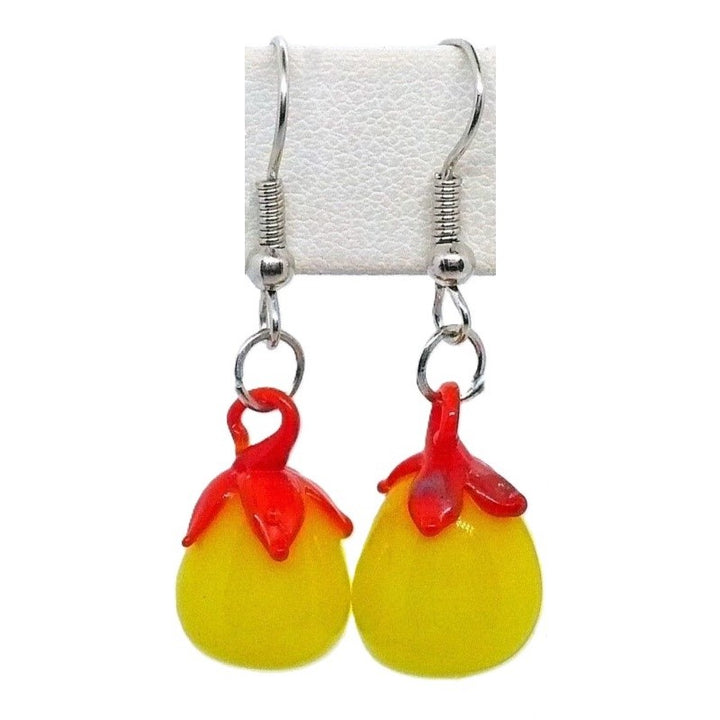 1970s Fun & Fruity Lampwork Earrings