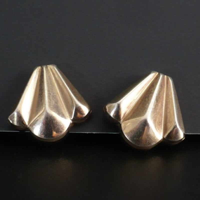 1940s Machine Age Earrings