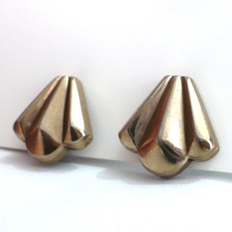 1940s Machine Age Earrings