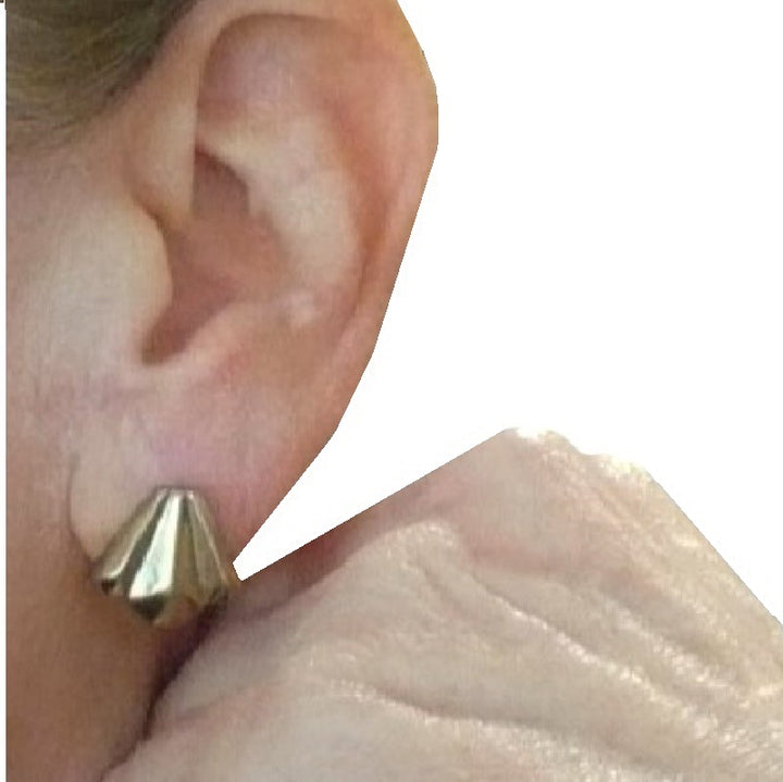 1940s Machine Age Earrings