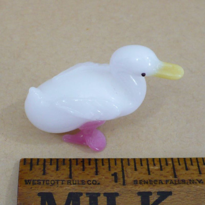 1970s Miniature Lampwork Duck