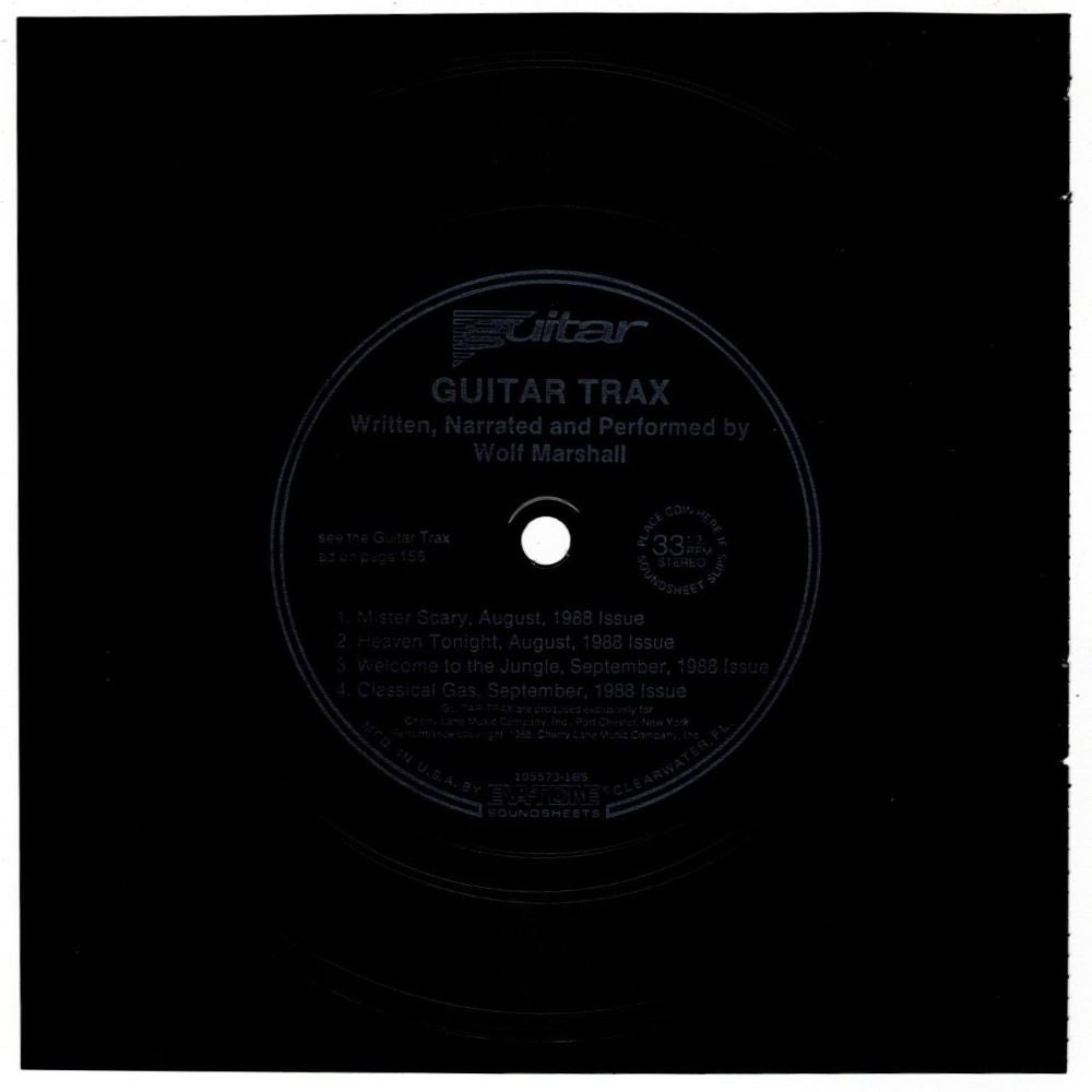 Blues Saraceno Never Look Back Guitar Trax 1989