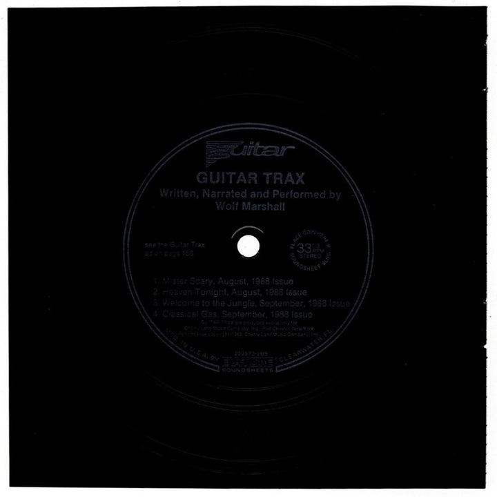 Blues Saraceno Never Look Back Guitar Trax 1989