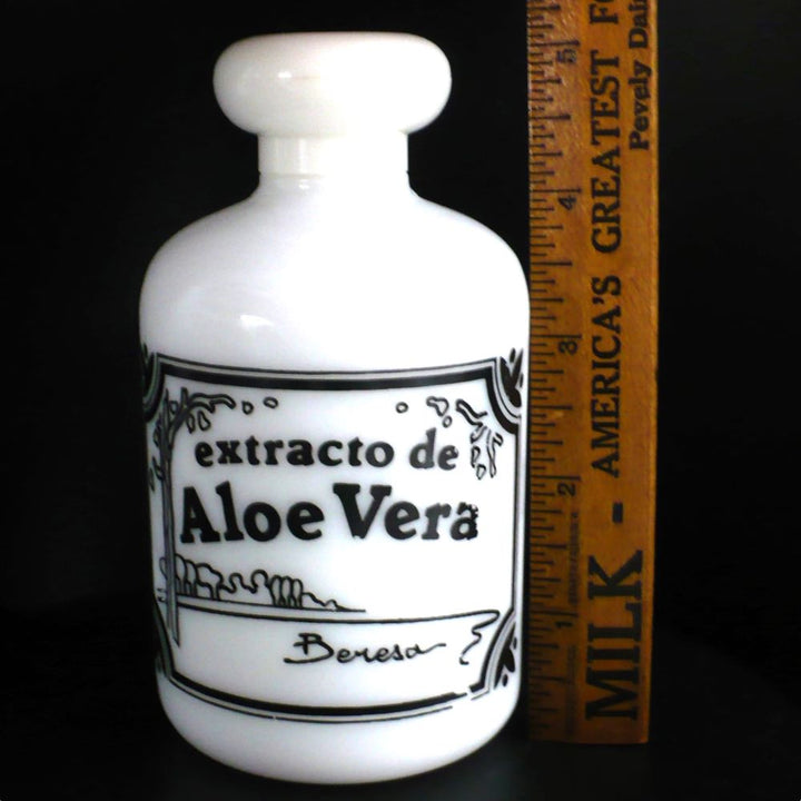 Vintage Extracto de Aloe Vera Jar.