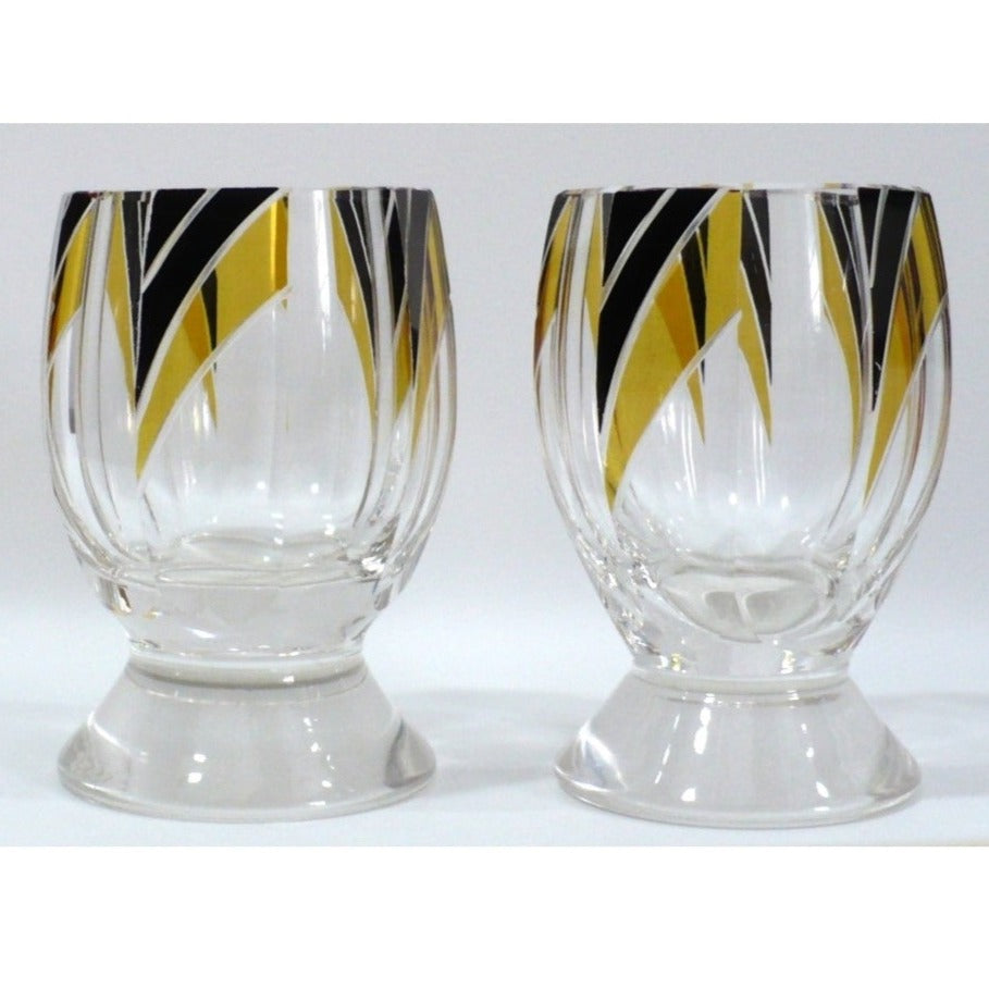 1930s Karl Palda Art Deco Cordial Glasses