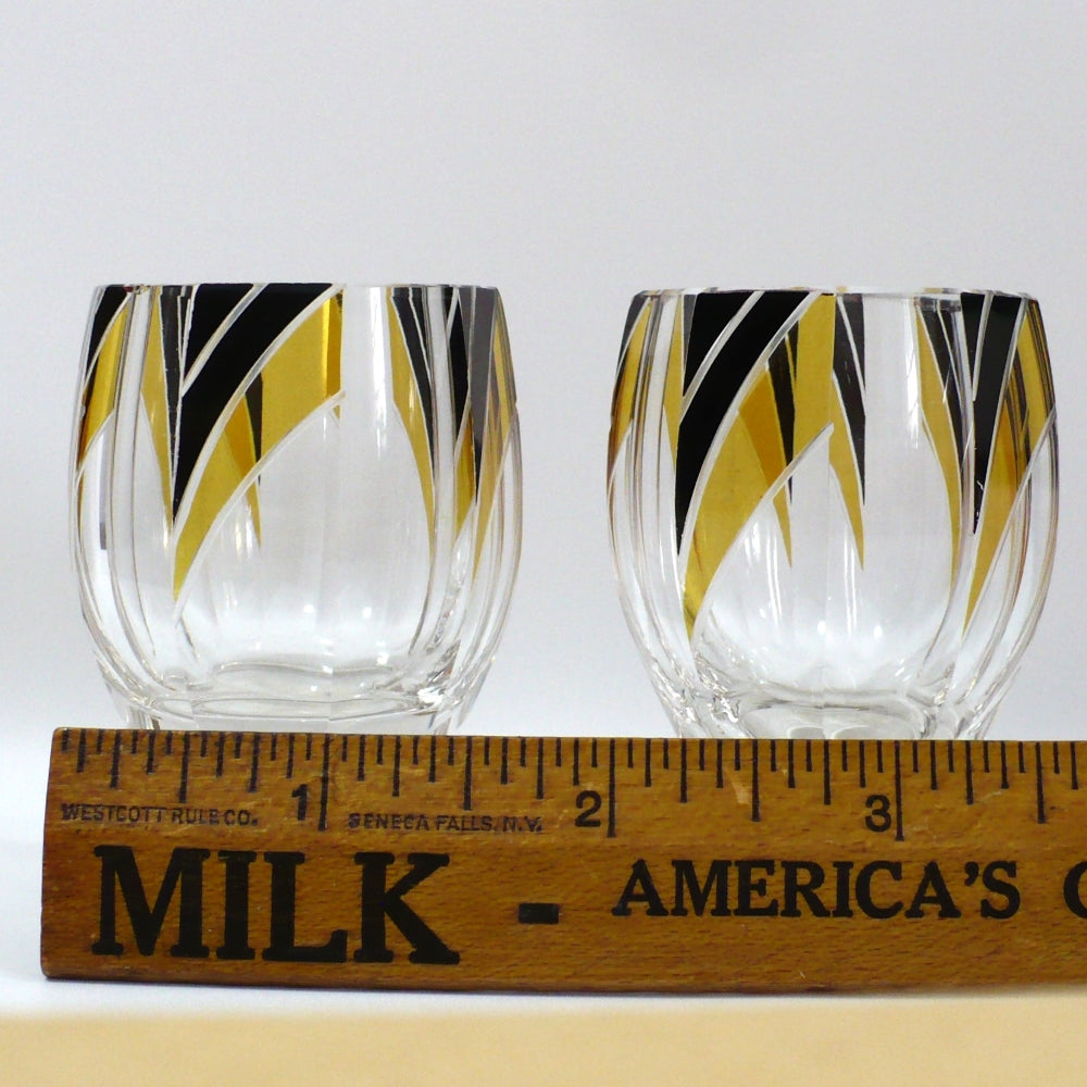 1930s Karl Palda Art Deco Cordial Glasses