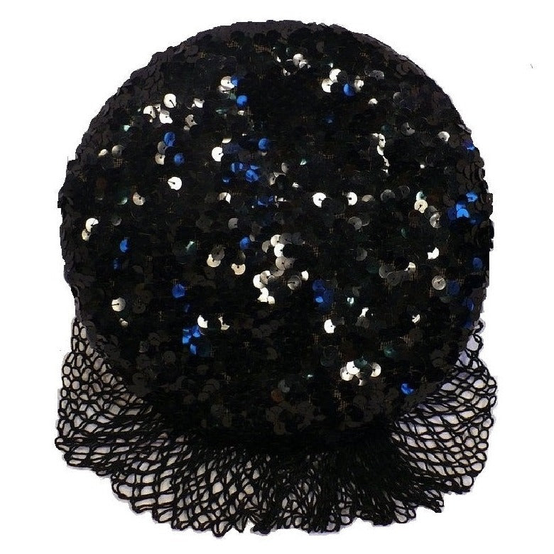 1930s Gelatin Sequins Hat