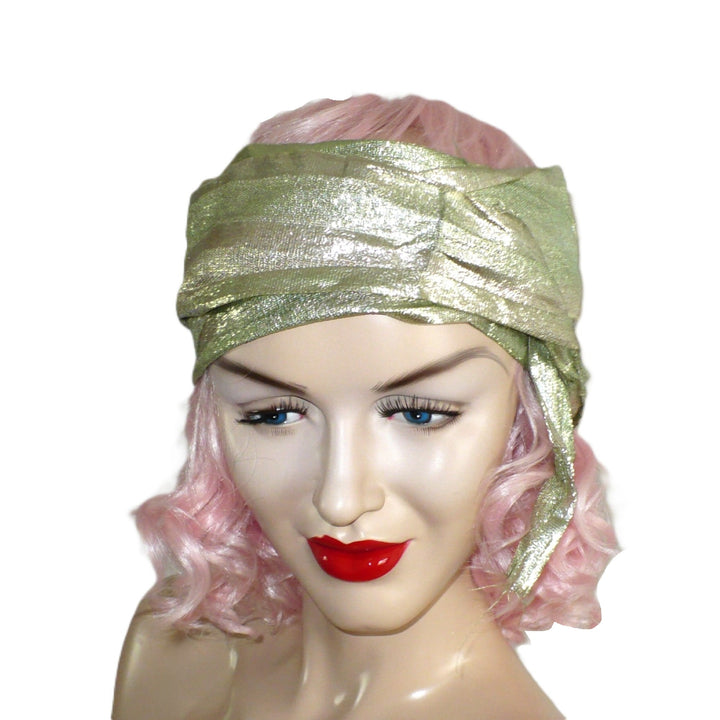 Edwardian Gypsy Bohemian Mystique Lame Headwrap.