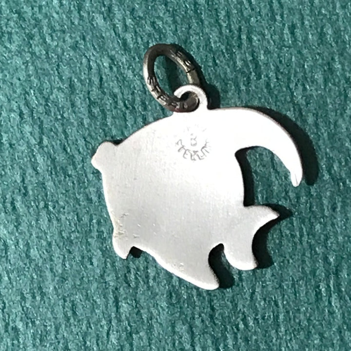 1960s Sterling Silver Angelfish Charm