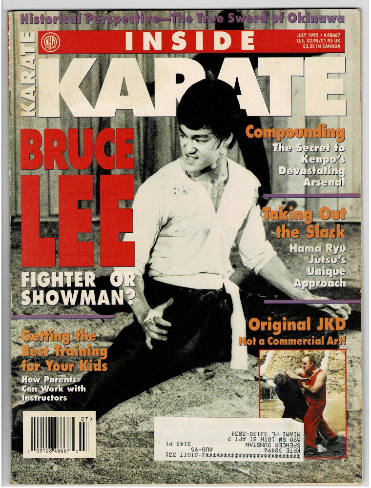 Inside Karate Bruce Lee July 1995.