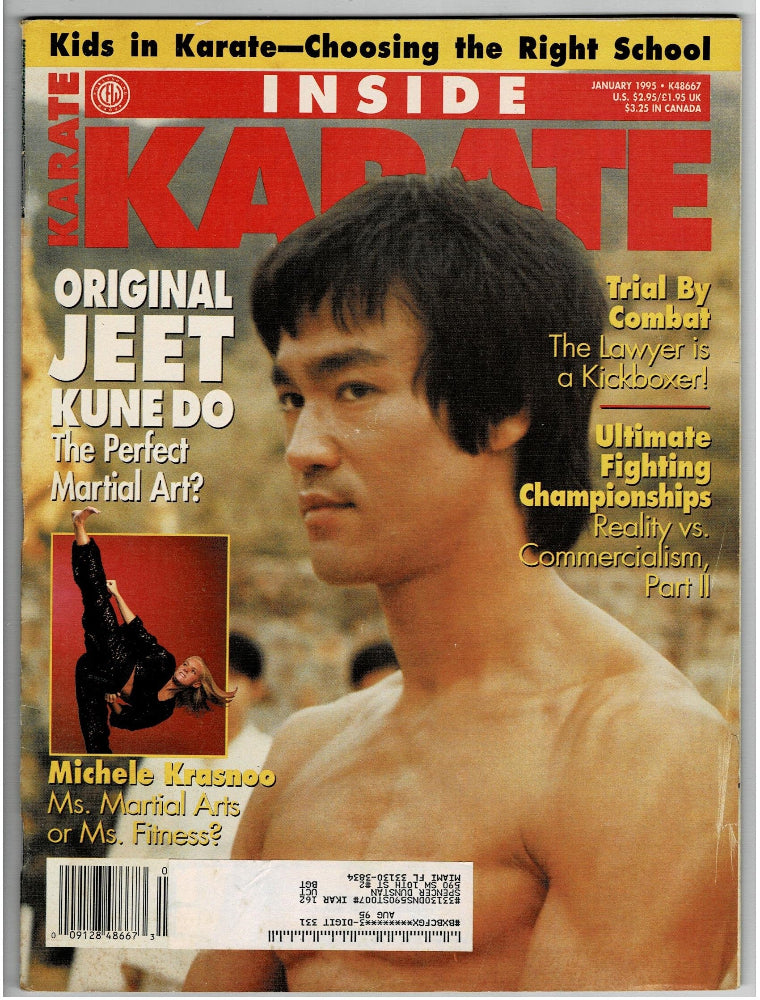 Inside Karate Bruce Lee January 1995.