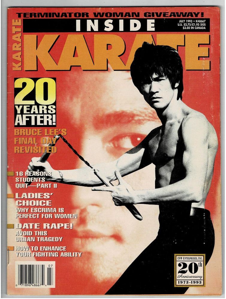 Inside Karate Bruce Lee July 1993.