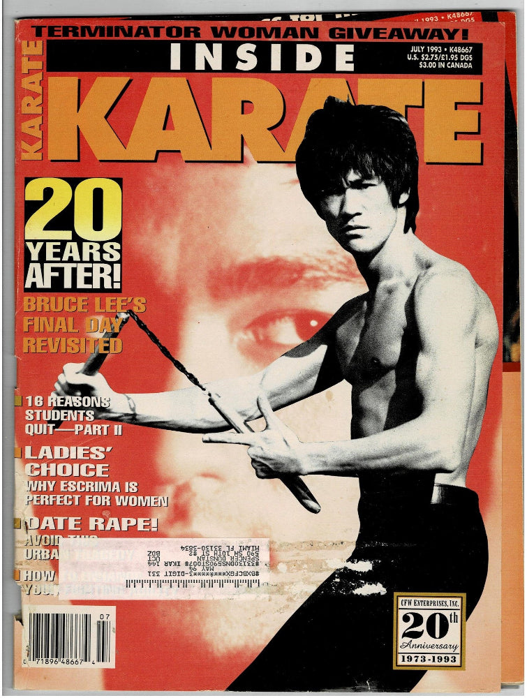 Inside Karate Bruce Lee July 1993.