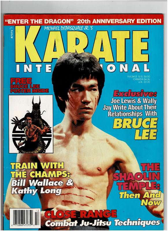 Vintage Bruce Lee movie poster.