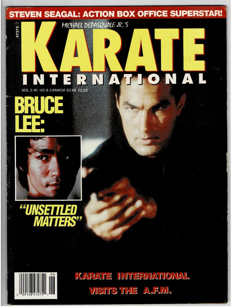 Karate International Bruce Lee Steven Seagal May/Jun 1993.