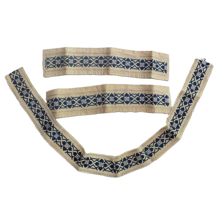 1890s Victorian Zmijanje Textile Trim.