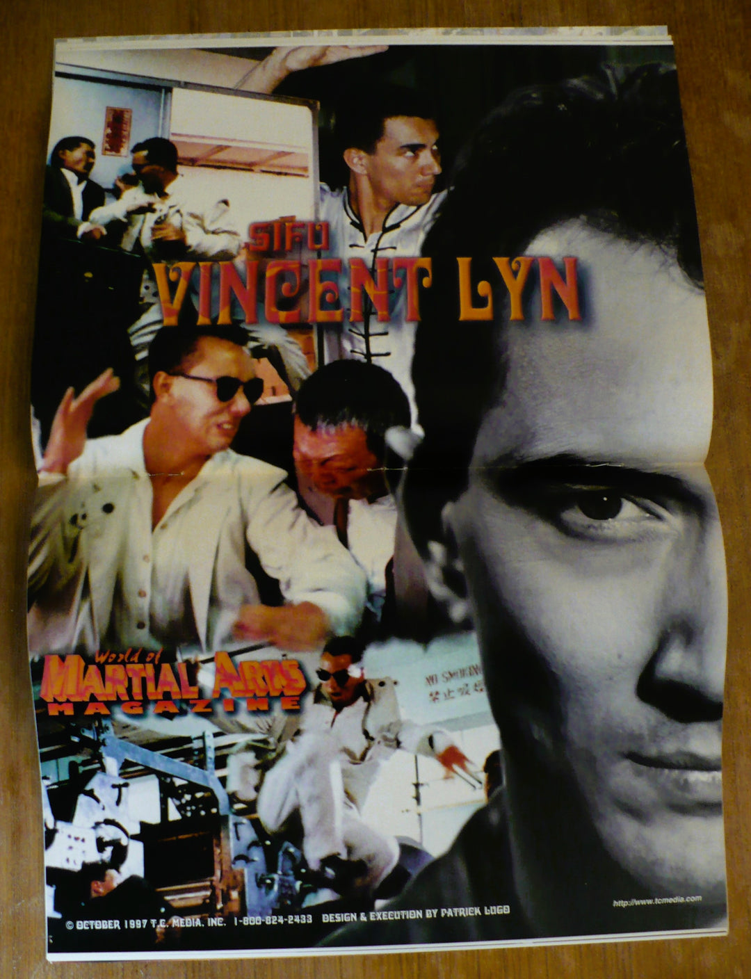 Sifu Vincent Lyn MA Centerfold Poster