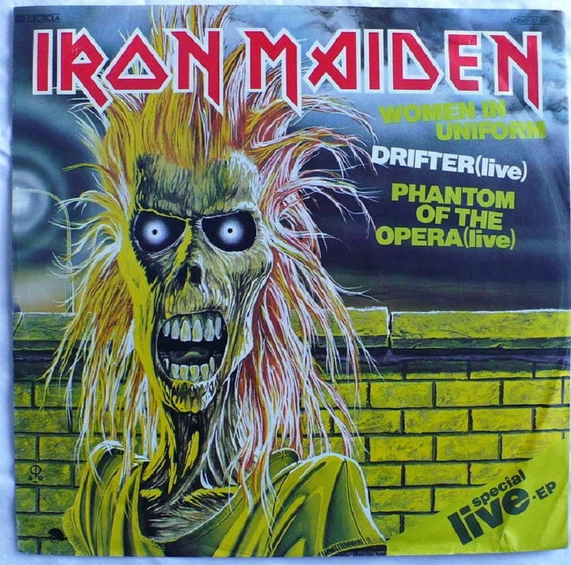 Iron Maiden Women In Uniform 1980 Vintage Record.