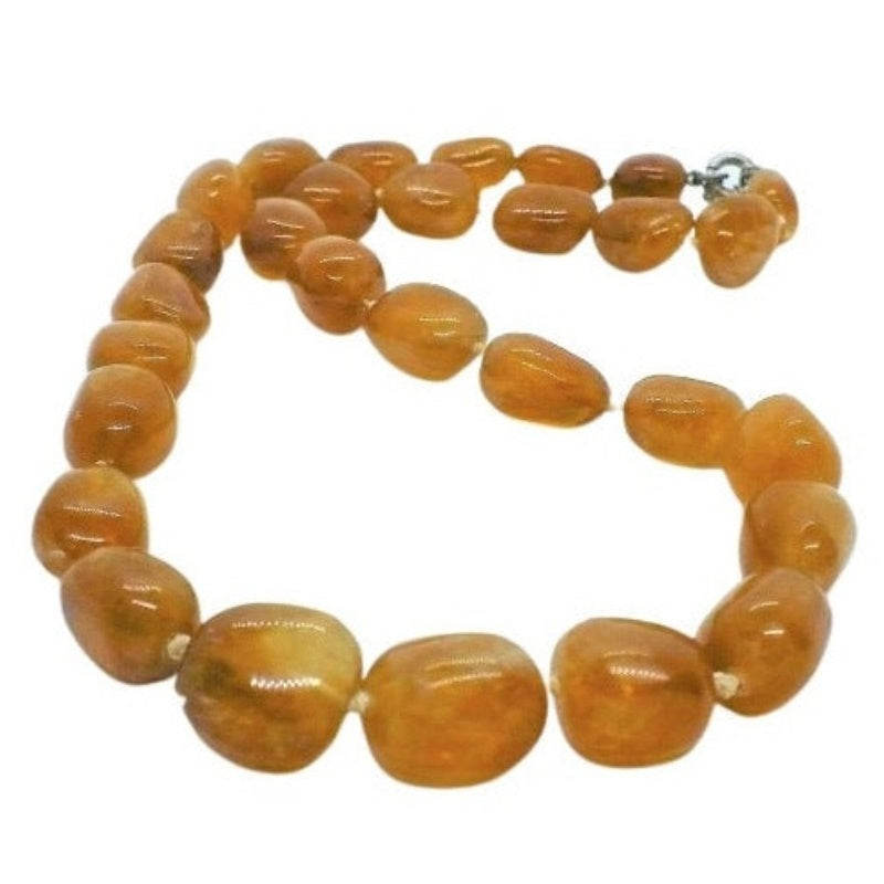 1980s Honey Calcite Necklace