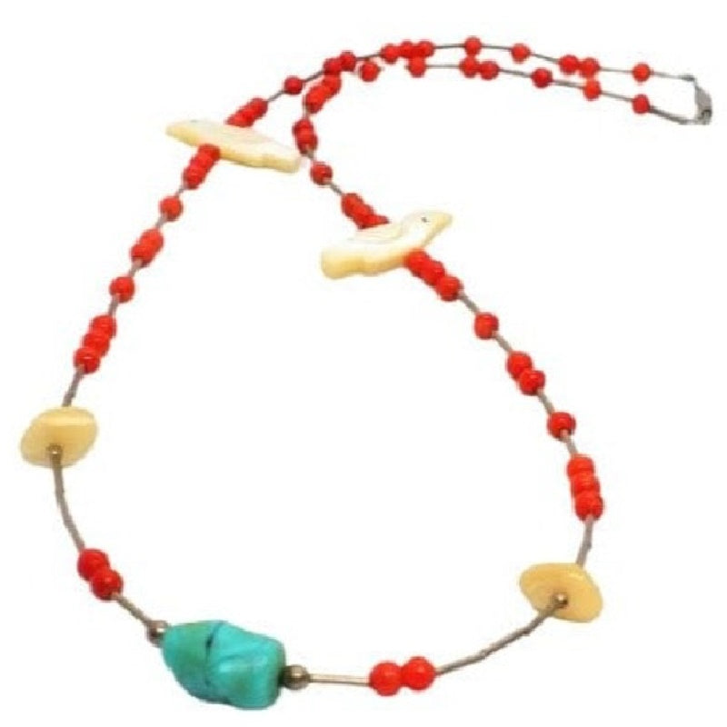 1960s Coral Bird Fetish Choker