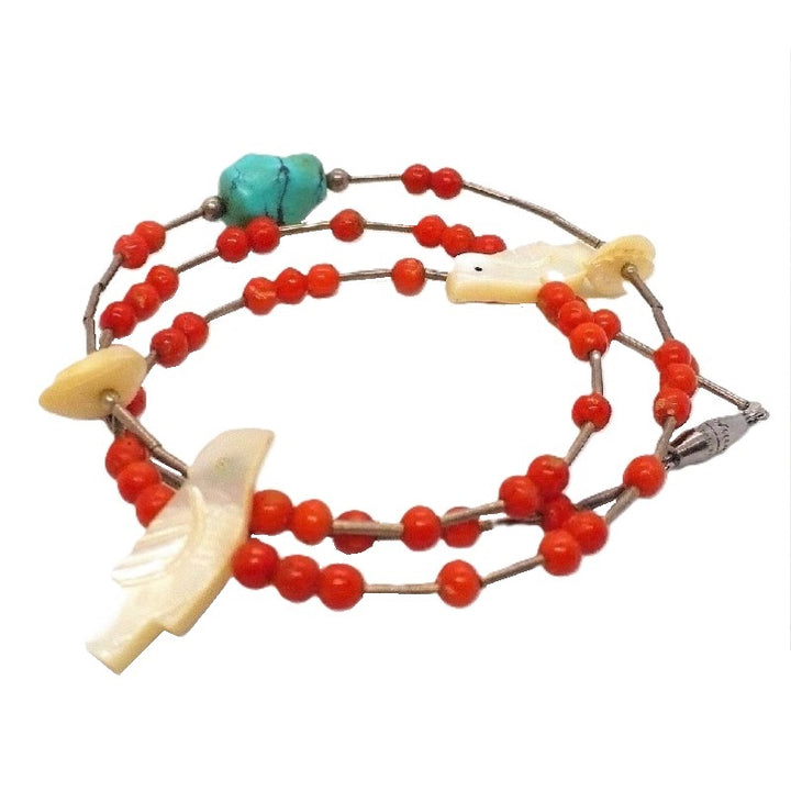 1960s Coral Bird Fetish Choker