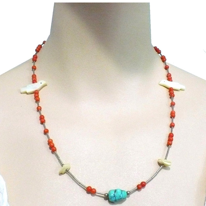 1960s Coral Bird Fetish Choker