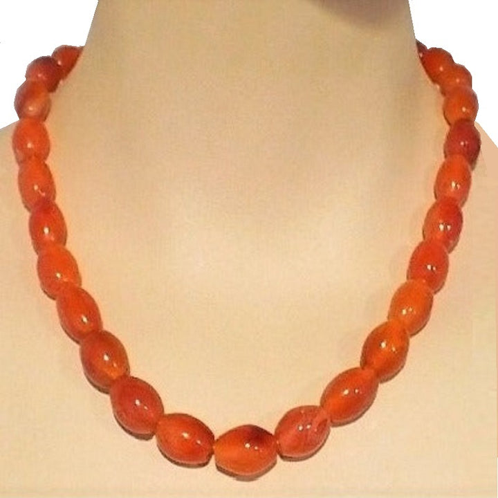 1980s Carnelian Choker Necklace