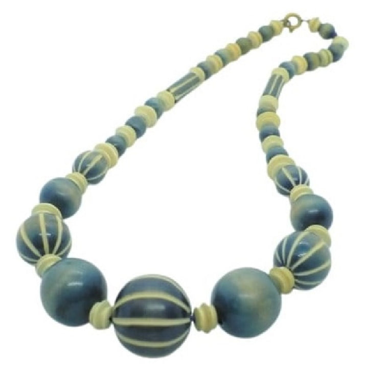 Antique pumtek bead necklace.