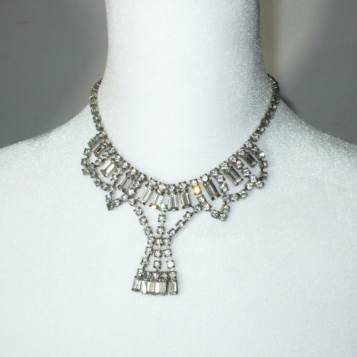 1950s Burlesque Babe Bib Necklace.