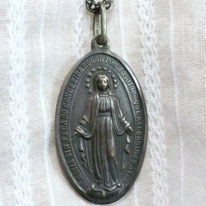 Victorian Sterling Miraculous Medal