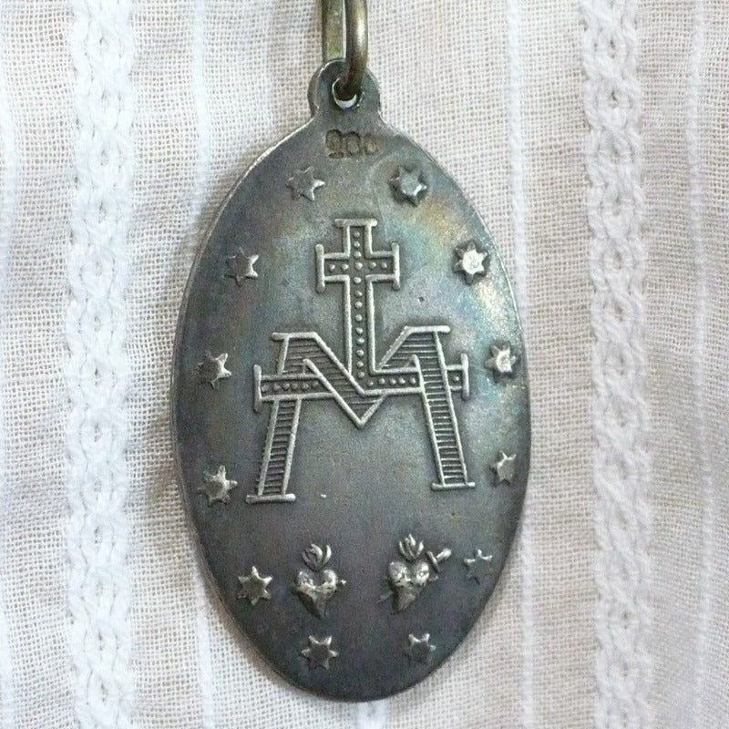 Victorian Sterling Miraculous Medal