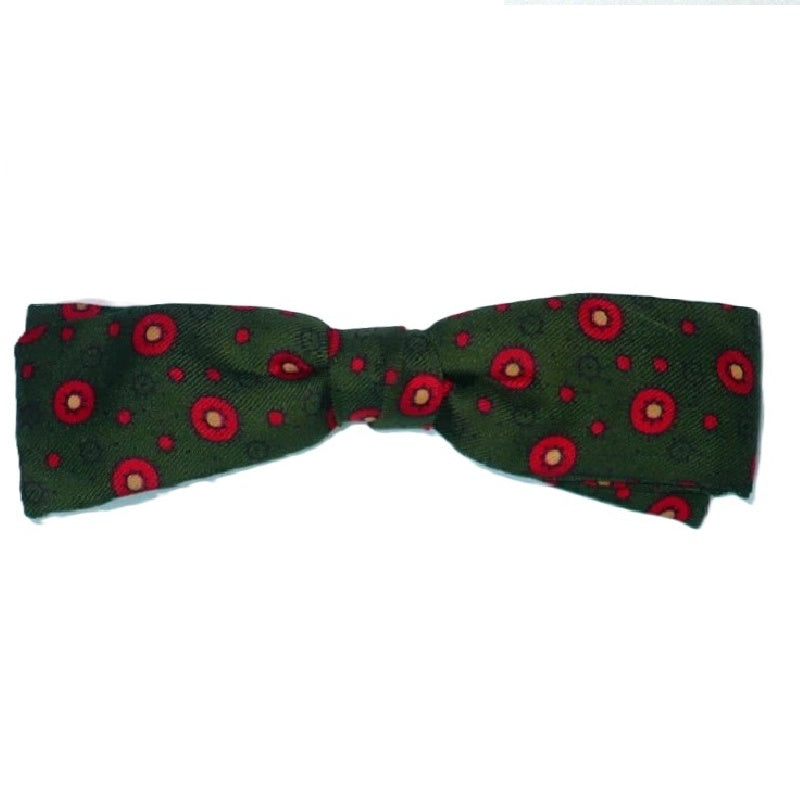 1960s Loden Green Bow Tie.