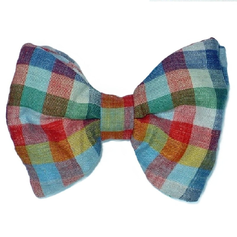 1970s Plaid Bow Tie.