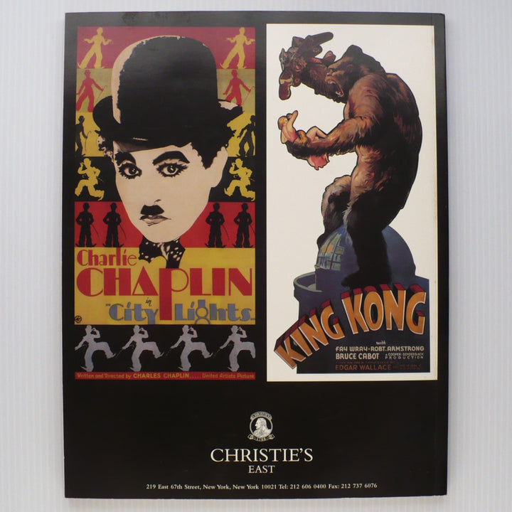 Hollywood and Early Cinema Posters Christie's Catalog 1997