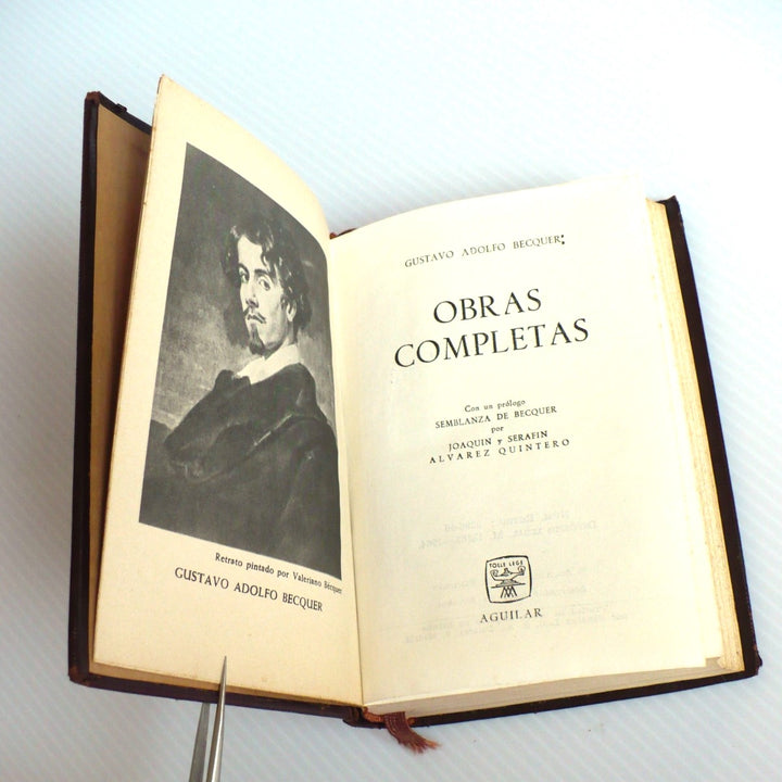 Gustavo Adolfo Bécquer Obras Completas Aguilar 1964