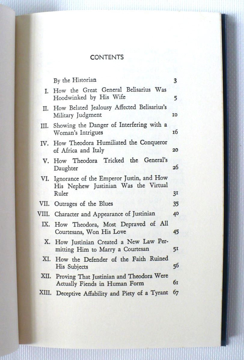 The Secret History of Procopius Translated by Richard Atwater 1992